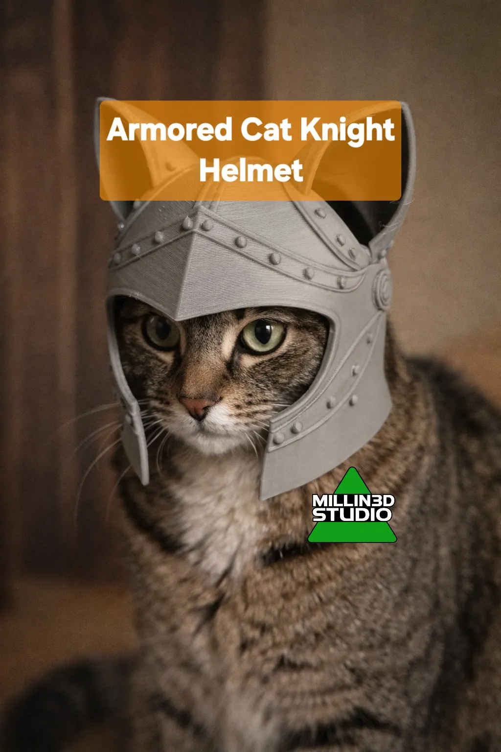 Armored Cat Knight Helmet-0