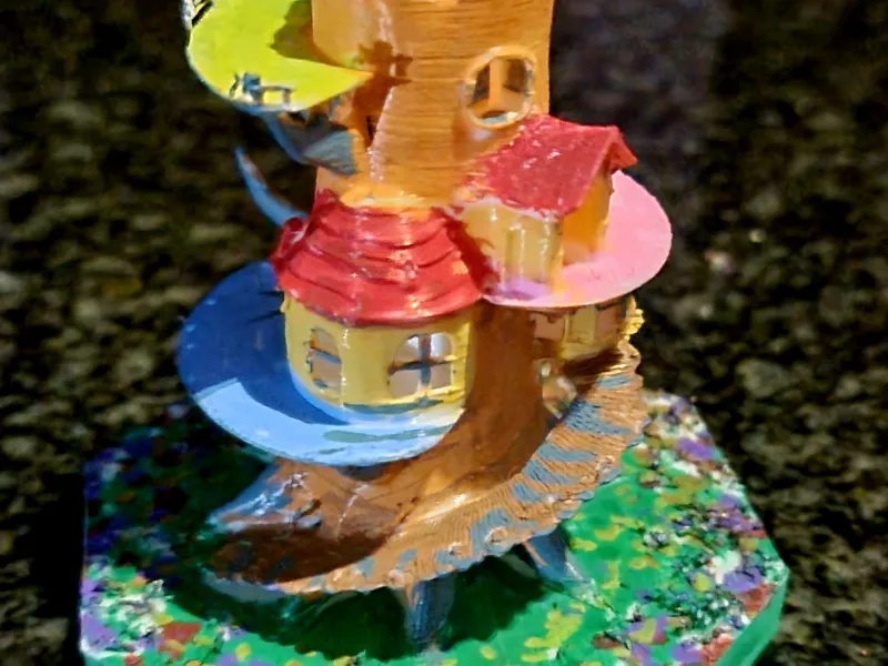 Casa de árbol para mascotas