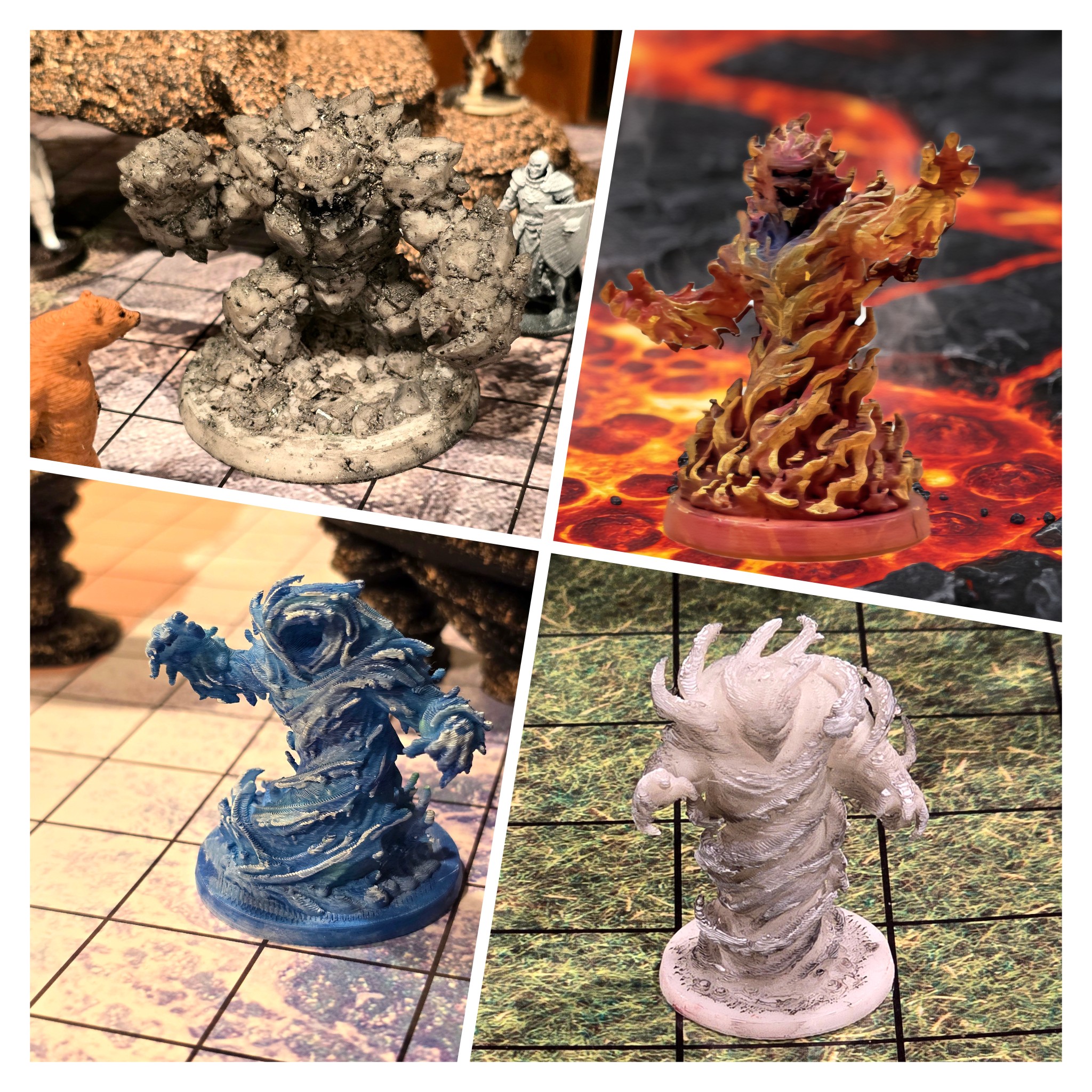 RPG Water Elemental Miniature