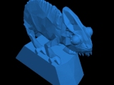 low poly kameleon-0