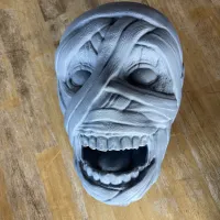 MUMMY HEAD WALL MOUNTED HEADPHONES HOLDER - NO SUPPORTS-0