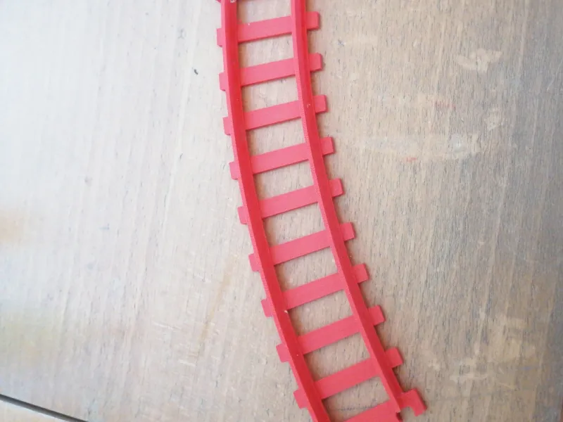 OS Railway curve track