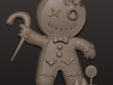 Zombie Ginger Bread Man -4
