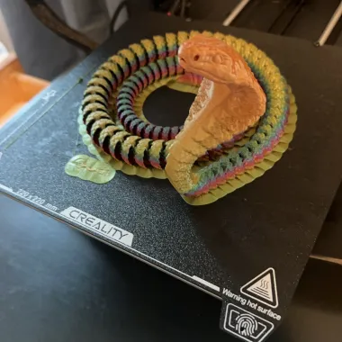 Articulated Cobra + Pencil Holder-0