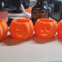 Halloween Pumpkin Tealight  Holder-2
