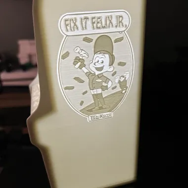 Fix It Felix Jr. Arcade Cabinet with Lithophane-1