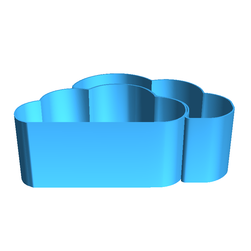 Two Clouds, nestable box (v1)