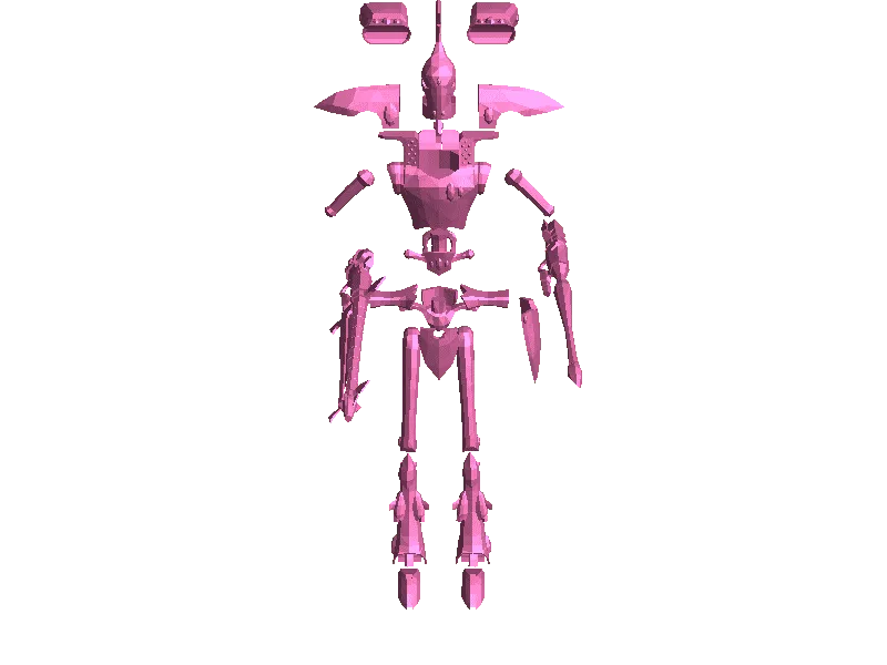 revenant titan - eldar - exploded