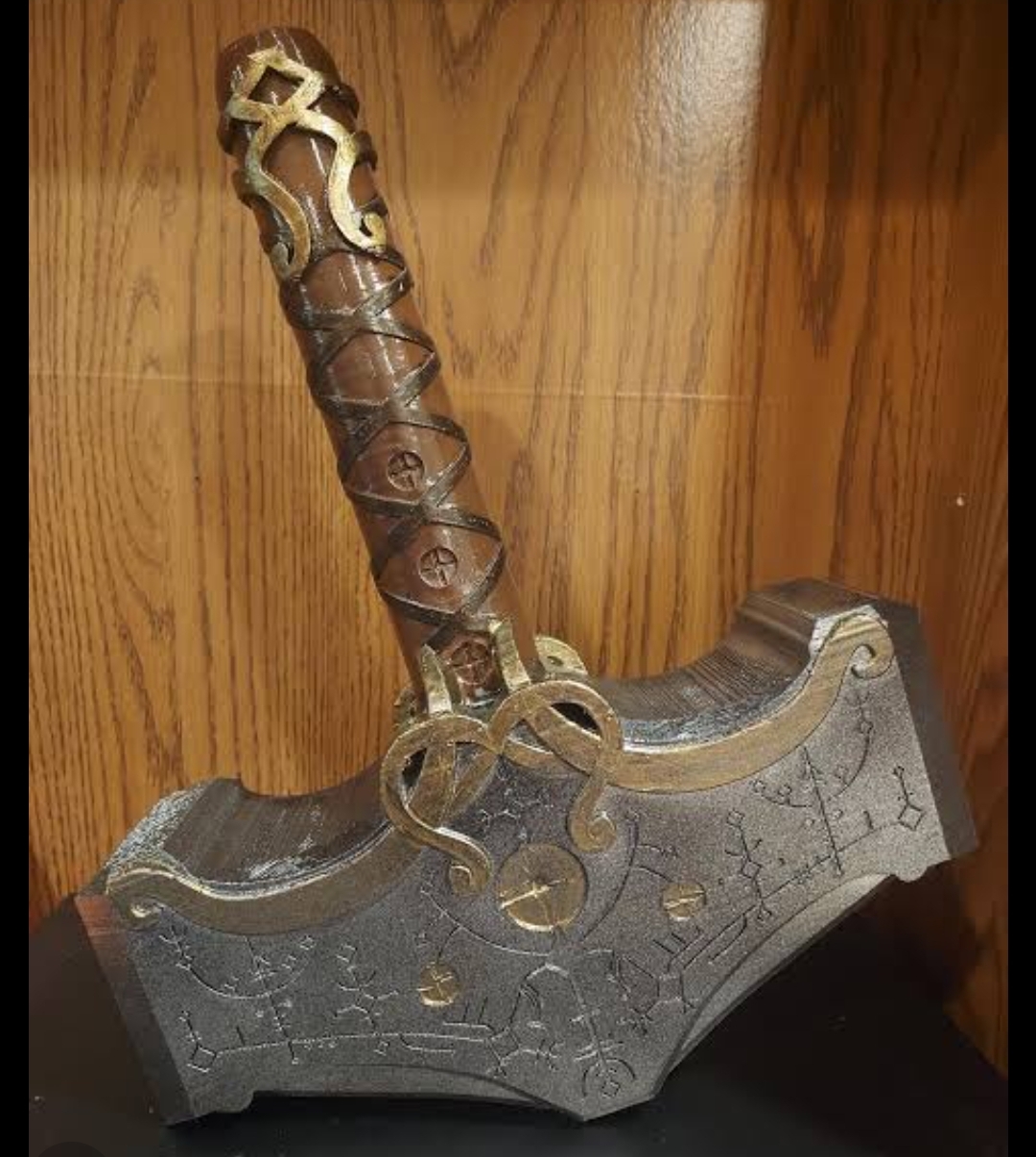 God of War Thor's Hammer 3d Print File STL Mjolnir 