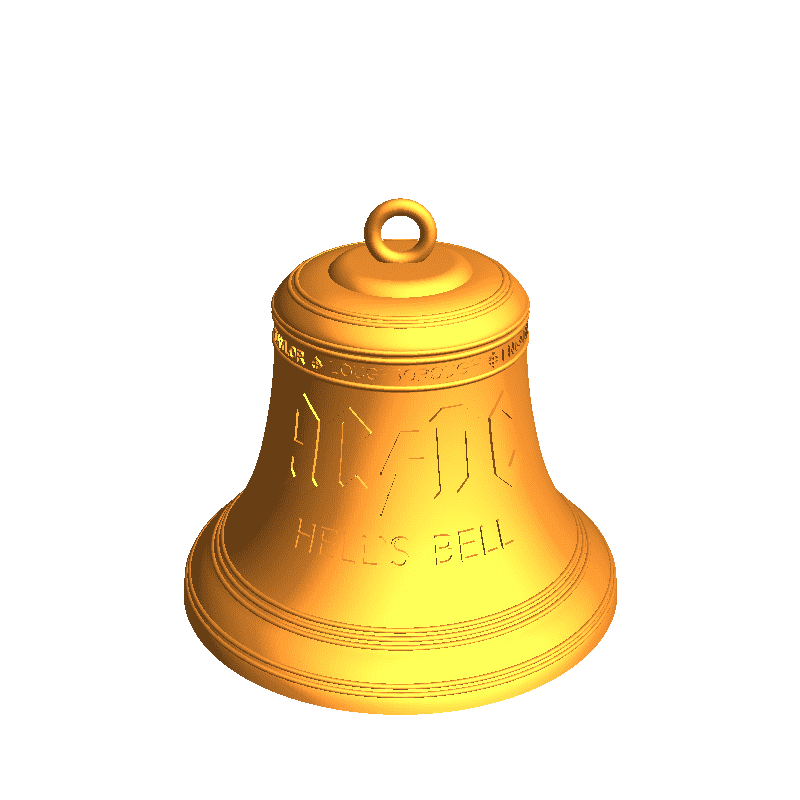 AC/DC Hells Bell remix by Maraktos | Download free STL model ...