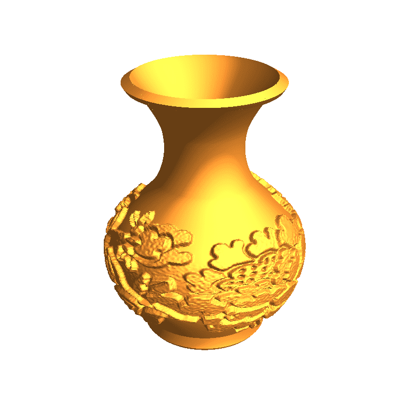 Lithophane vase 浮雕花瓶