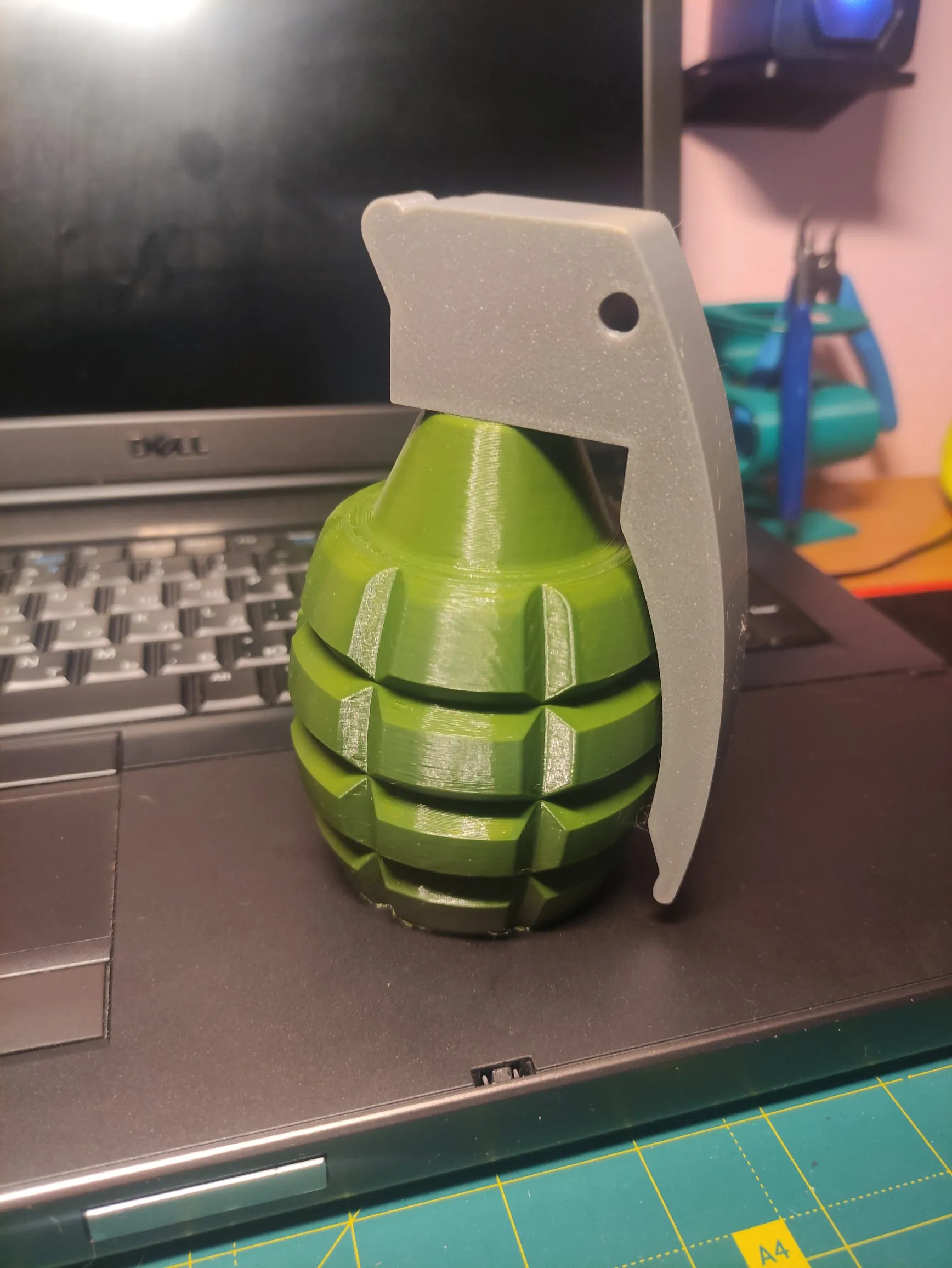 Hand grenade trailer hitch cover commercial license-4