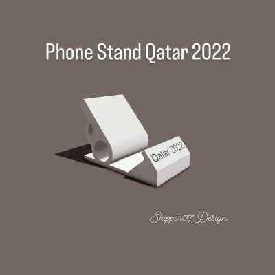 Phone Stand Qatar 2022 3d model