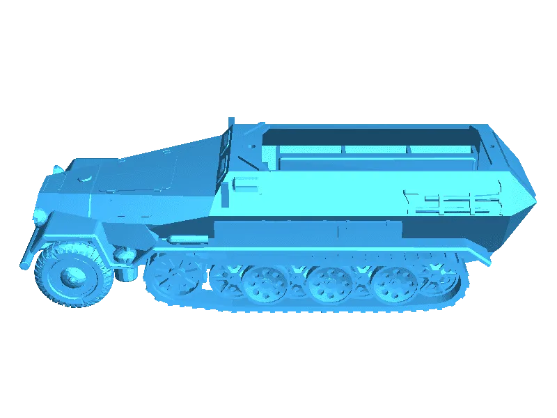 Camião de transporte Half Track WW2