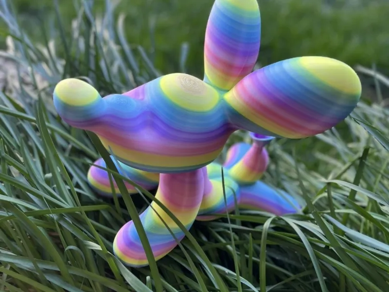 balloon dog stretching