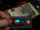 Voltmeter and button mount plate-1