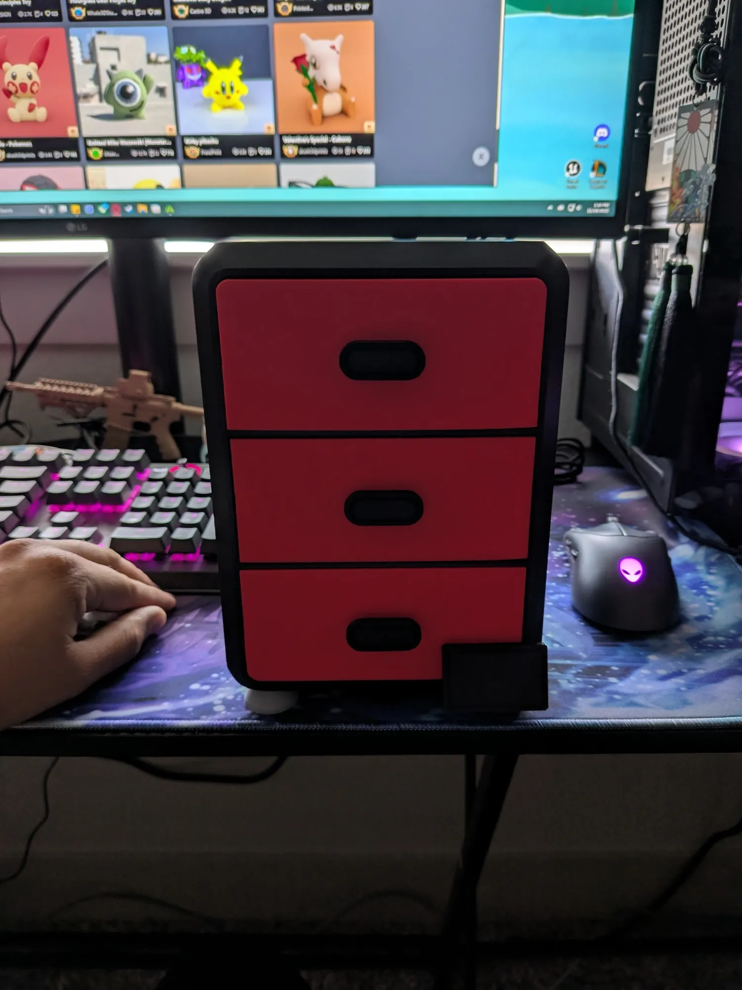 Mini Creality K1C Drawers-2