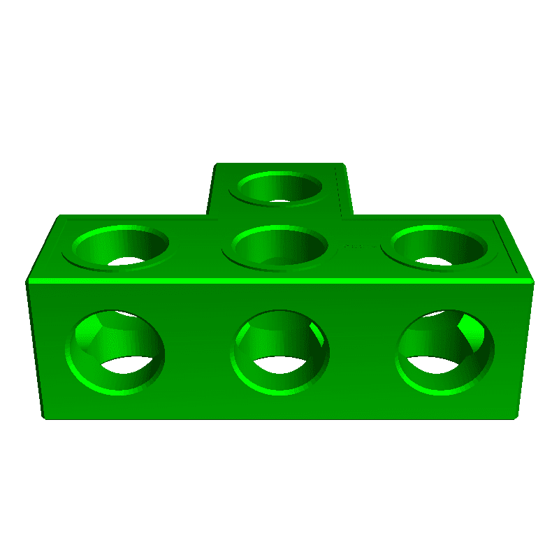 STEMFIE - Parts - Beams - Angled - T-shaped - Symmetric