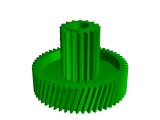 Helical/Spur Gear (54 & 16 teeth)-0