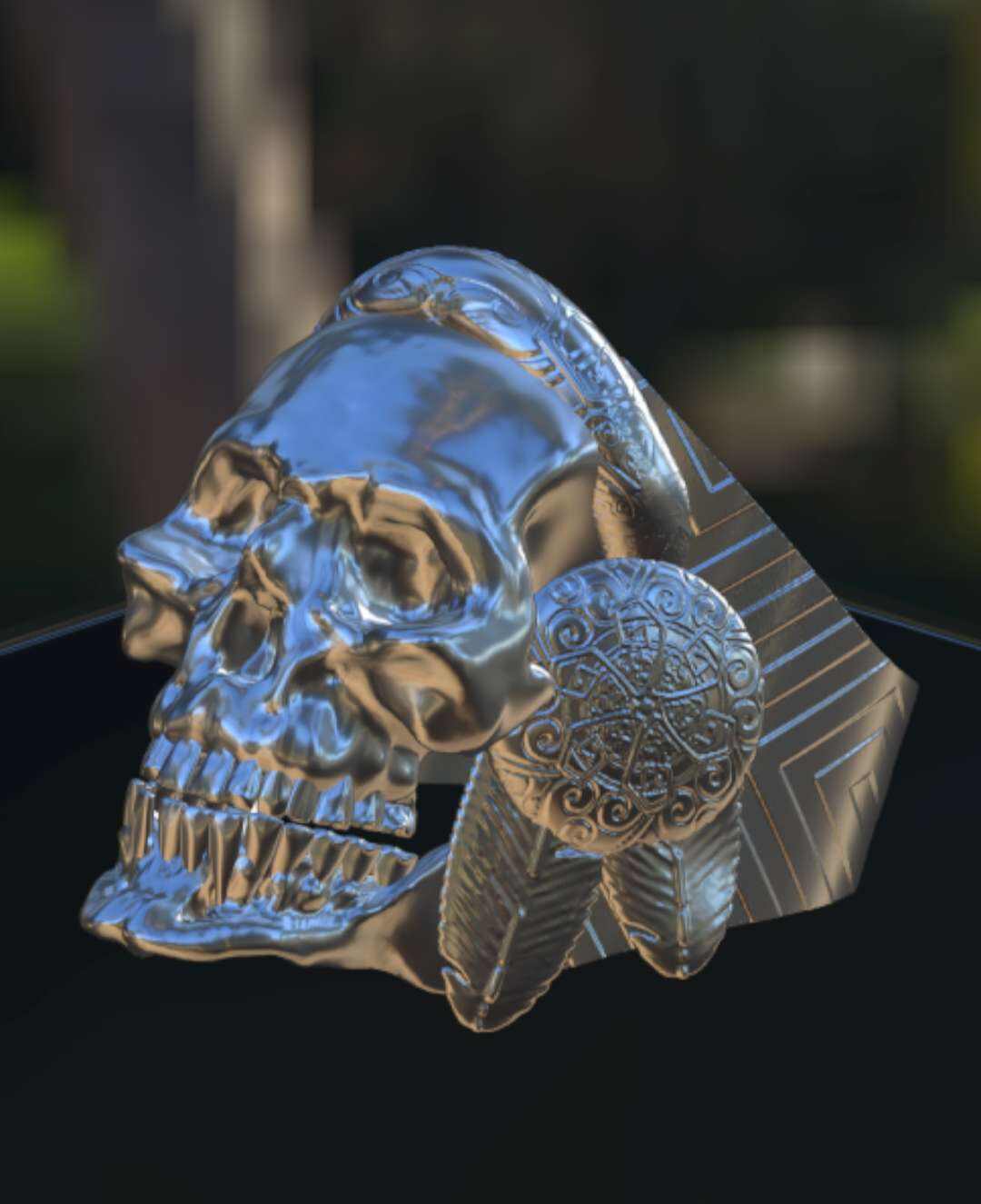 skull ring 