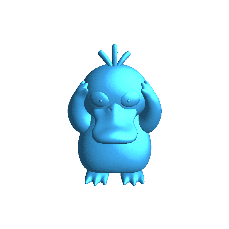 Psyduck 3d Models Download Creality Cloud