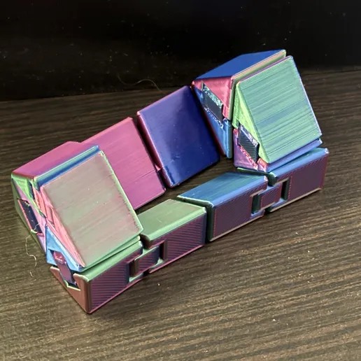 Shape Snake Fidget Fun - Print in Place