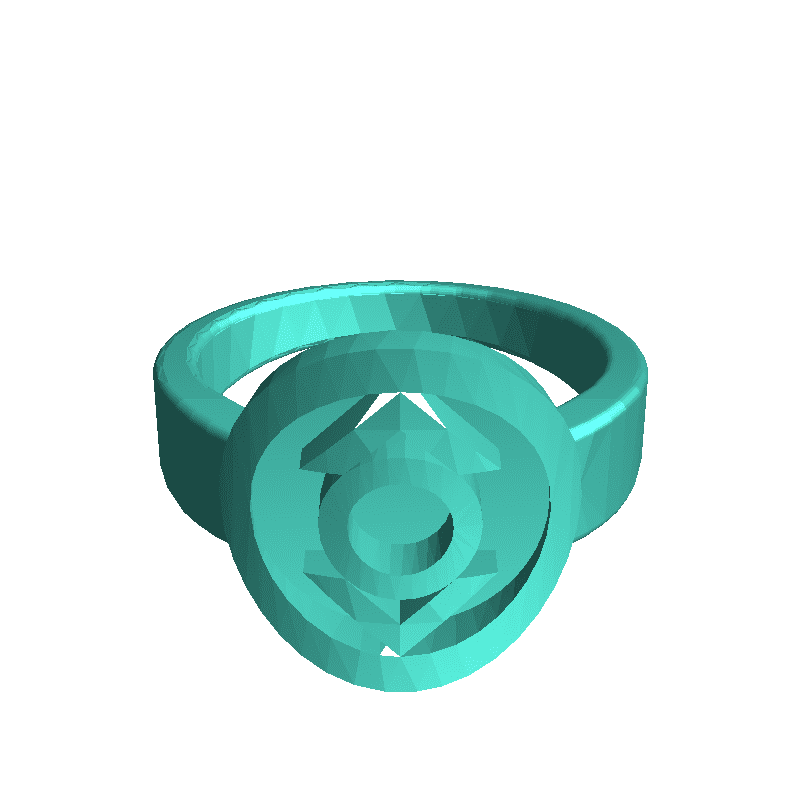 Indigo Lantern ring