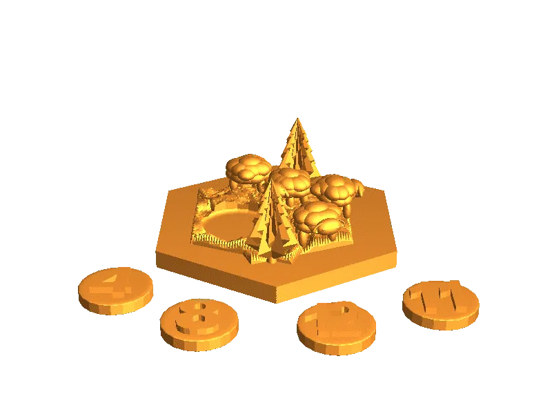 catan hexagon oaie