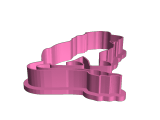 lion outline cookie cutter-0