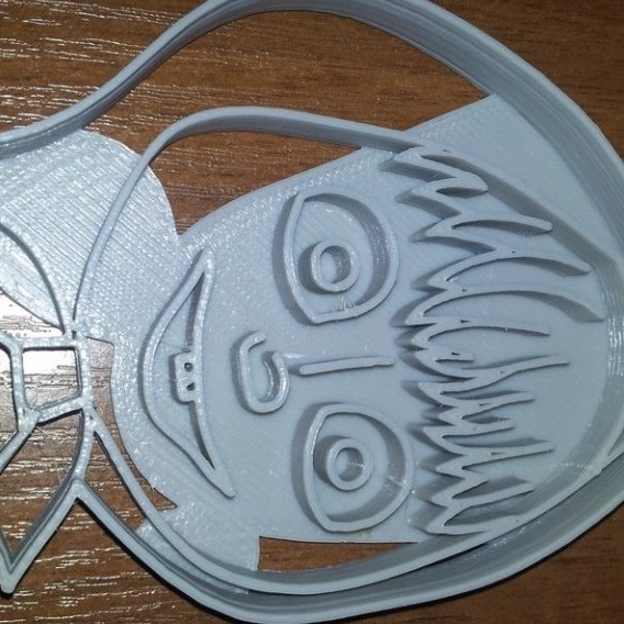 The shape of Masha and the Bear cookies