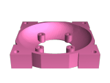 Creality Ender 5 Plus Adapter 40 to 80mm Fan Mount box-0