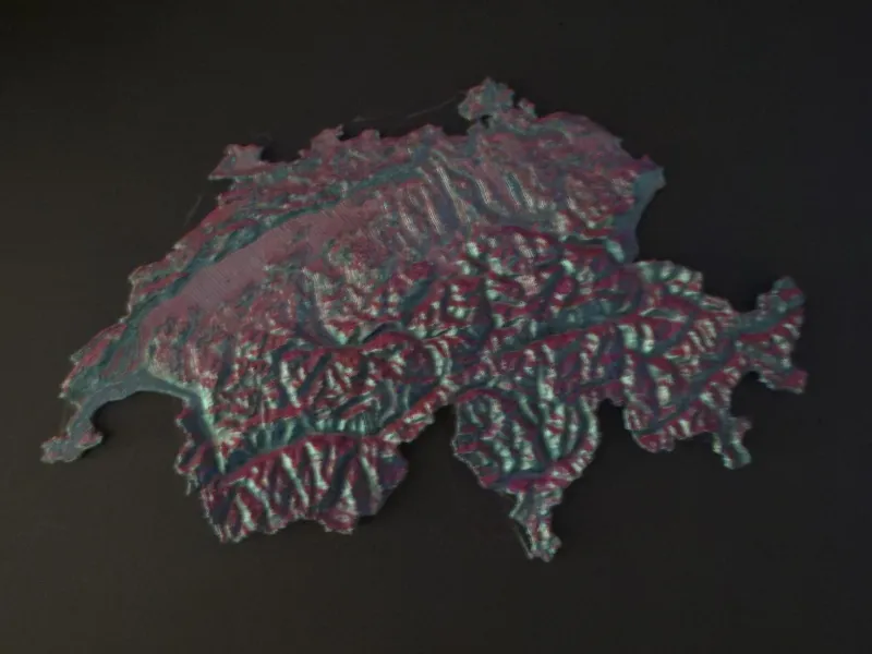 Map of Switzerland