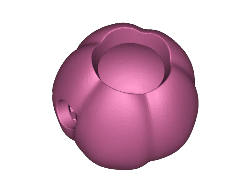 citrouille 75mm avec supports