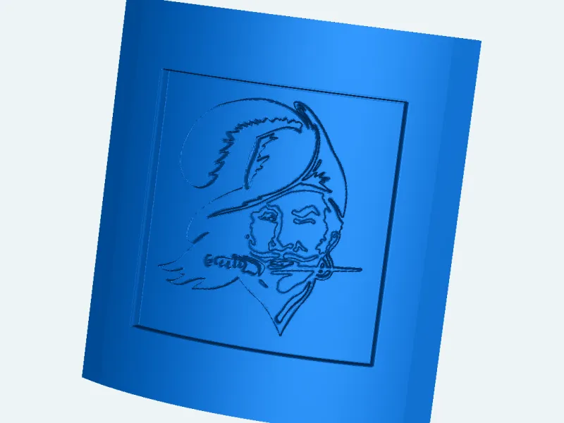 BUCS night light lithophane