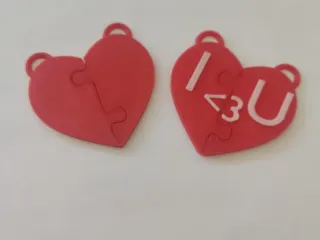 Hearth keychain puzzle