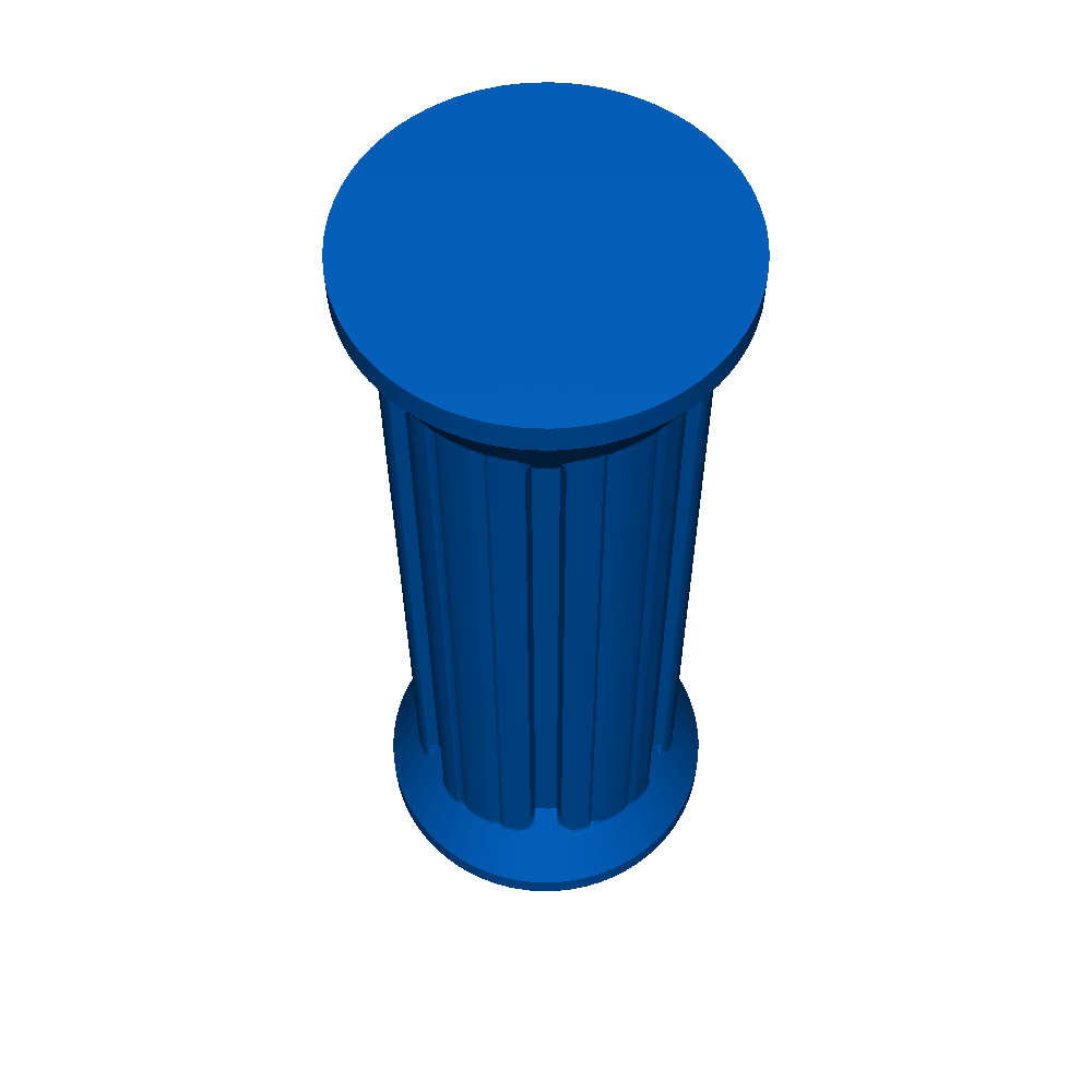 Greek Pillar Vase 3D models download Creality Cloud