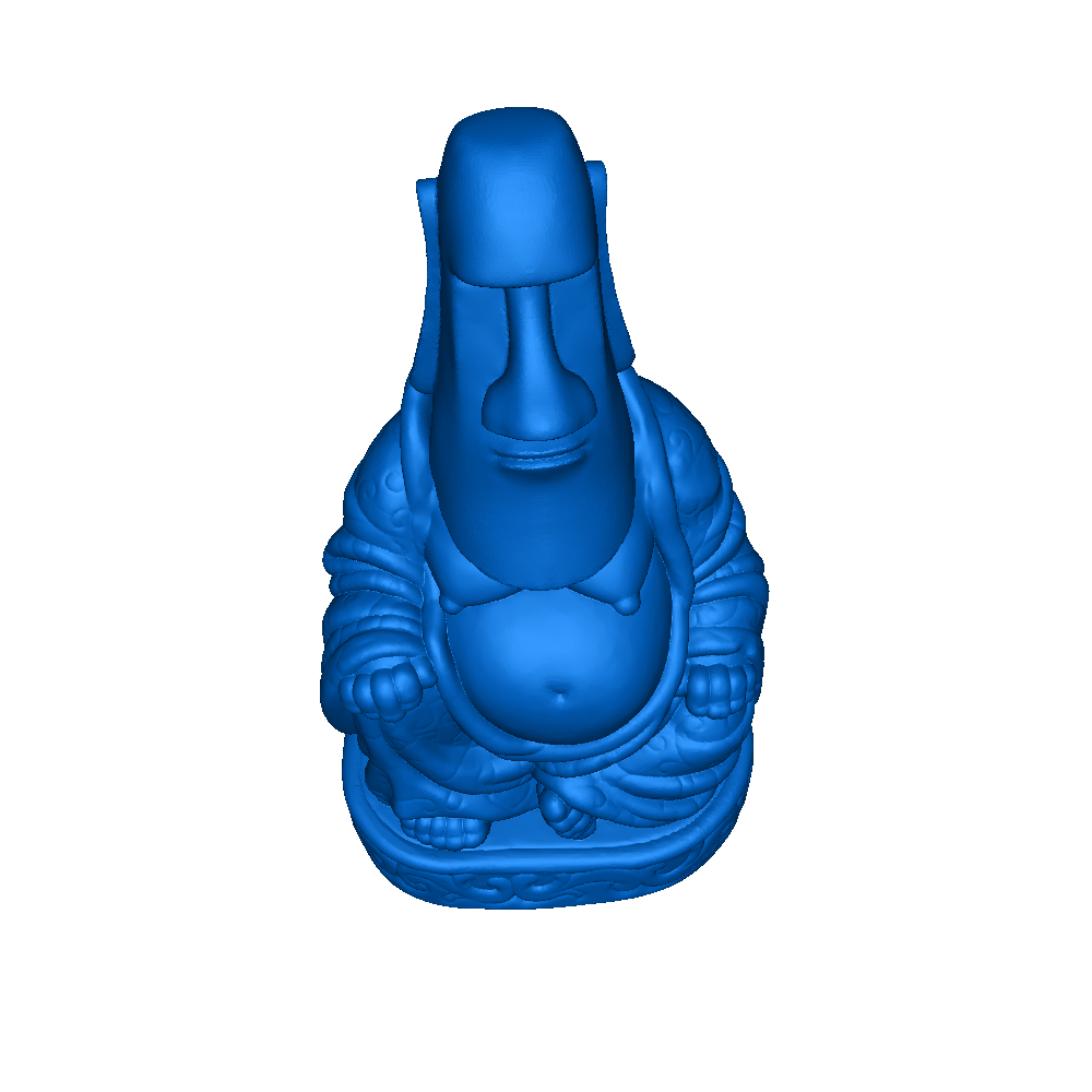 Free sculptures artworks stl download moai buddha by denver borders