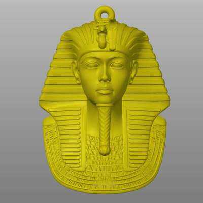 Tutankhamun necklace 3d model