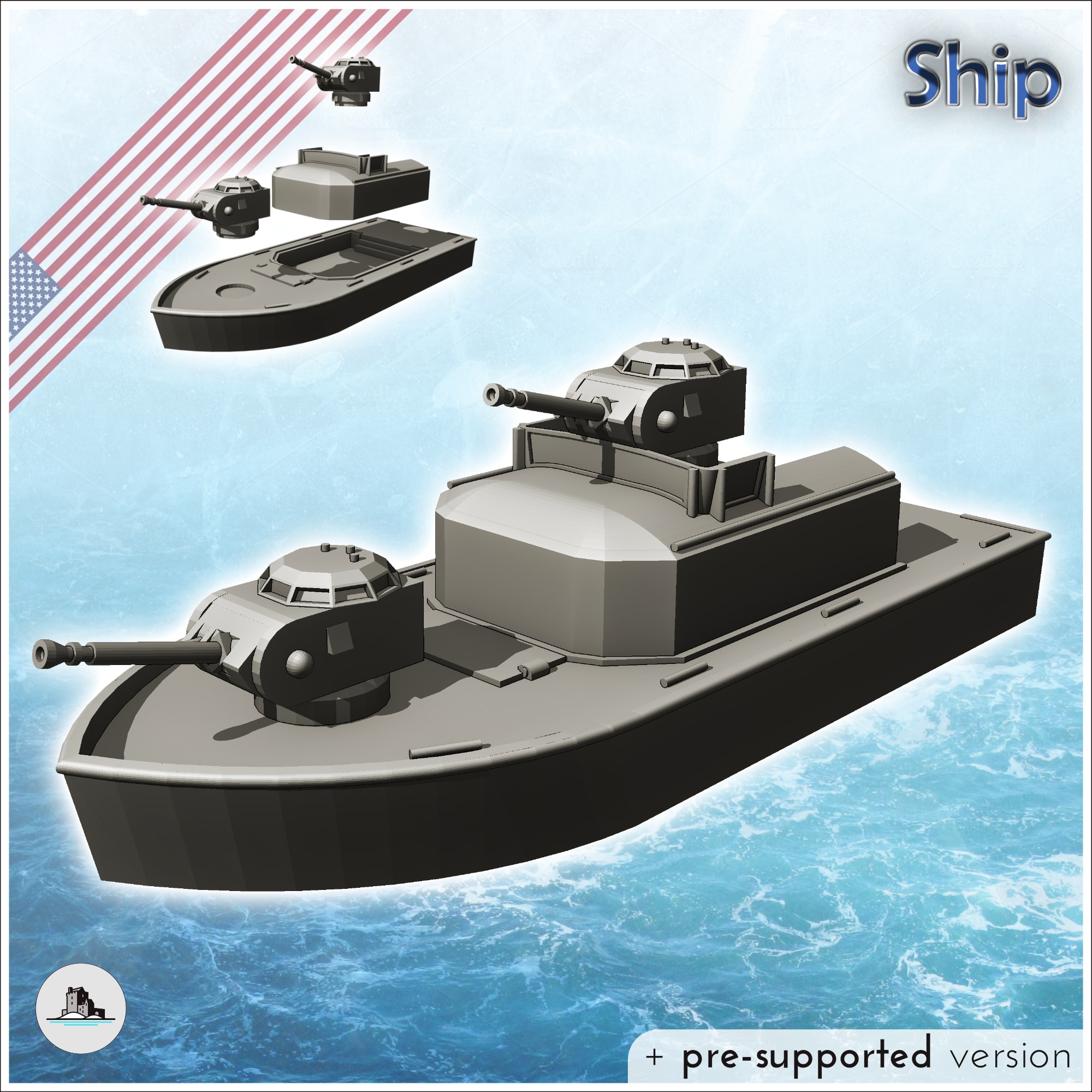 Assault Support Patrol Boat ASPB Alpha - miniatures warhamme | 3D ...