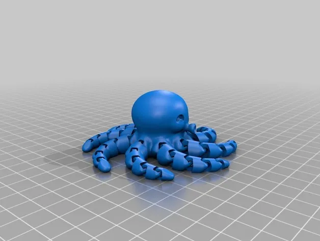 Cute Mini Octopus  by McGybeer on Thingiverse