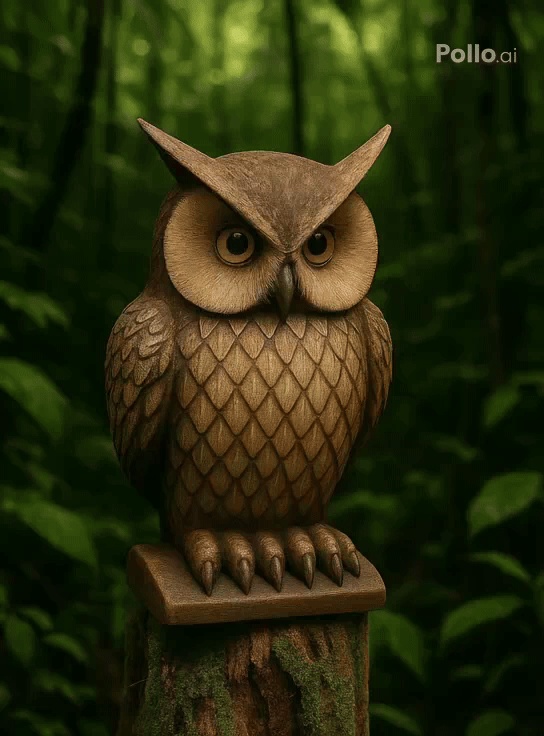 Mini búho dorado 🦉-0