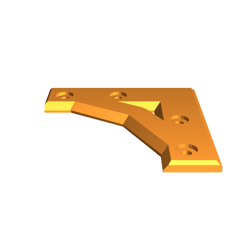 L bracket screen door repair