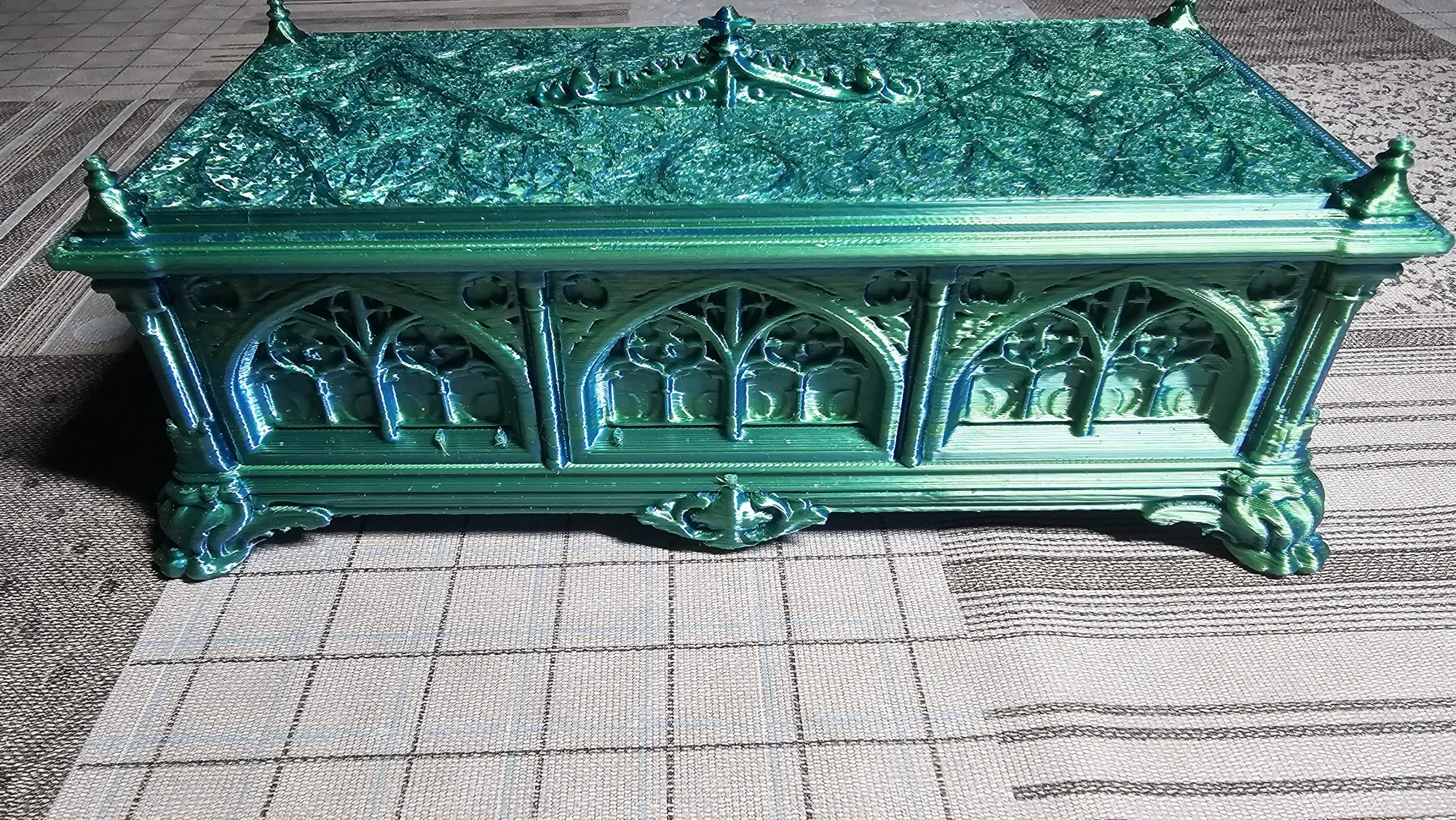 Gothic Arched Casket Box-0