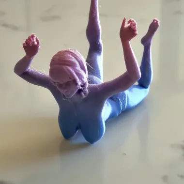 FIGURE "HANGING AROUND 02" NSFW MINIATURE KEYCHAIN-0