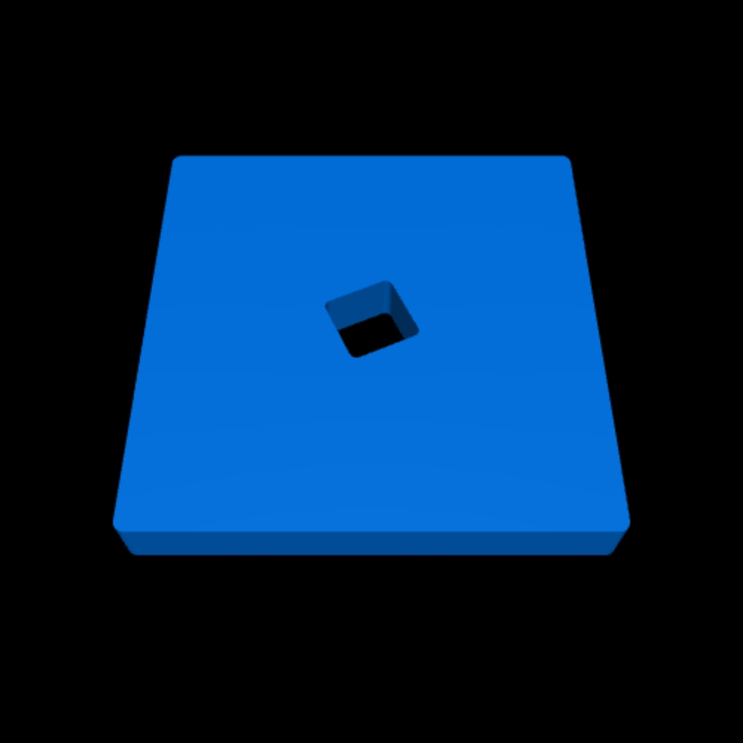 Roblox logo 3D printer