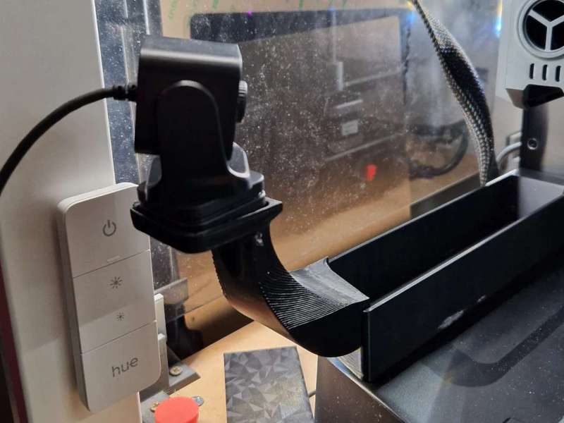Bin with nebula cam mount - removable