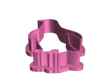Penguin outline cookie cutter-0
