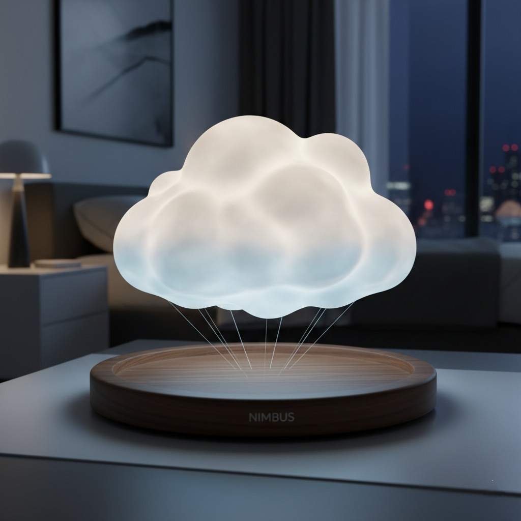The Nimbus Levitating Cloud Lamp - A Dreamy 3D Print Design! "Bring a ...