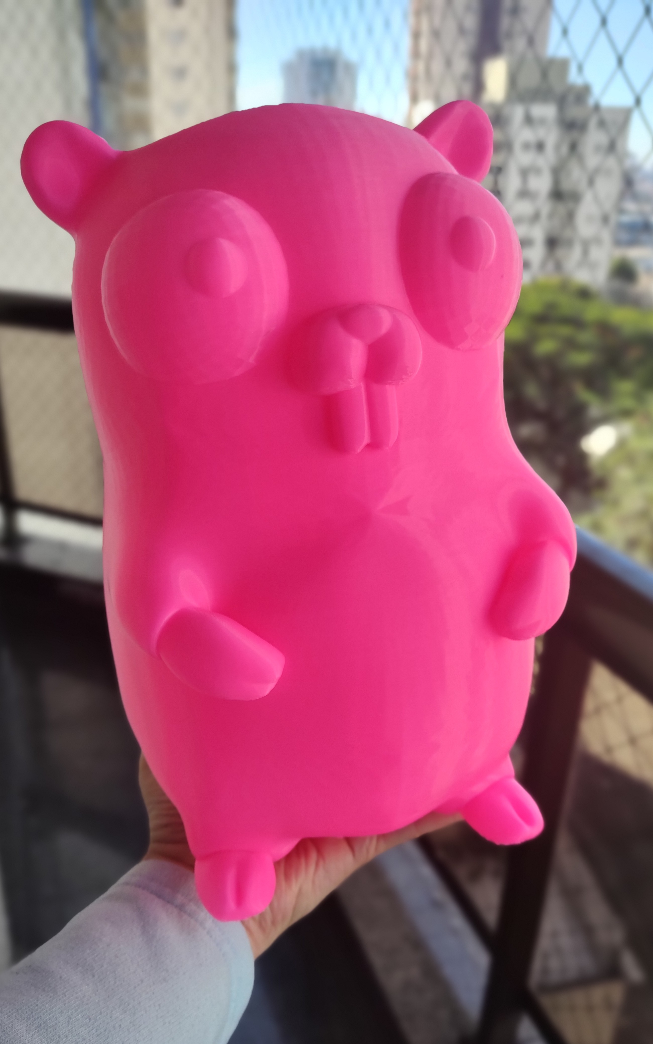 Gigantic Gopher, the Go programming language mascot! Printed on my K1 ...