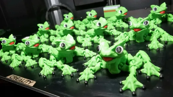 Articulated Frog 002 - Print in place - STL | 3D models download